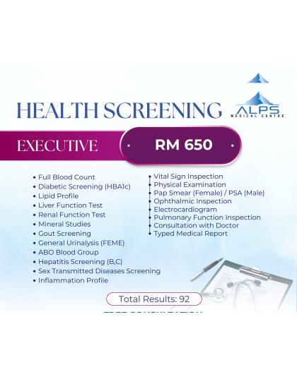 Health Screening Executive